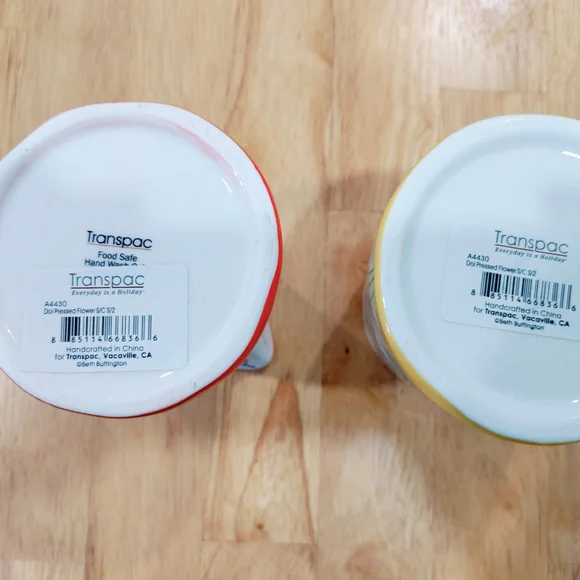 Floral Ceramic Creamer and Sugar Set - Picture 4 of 4